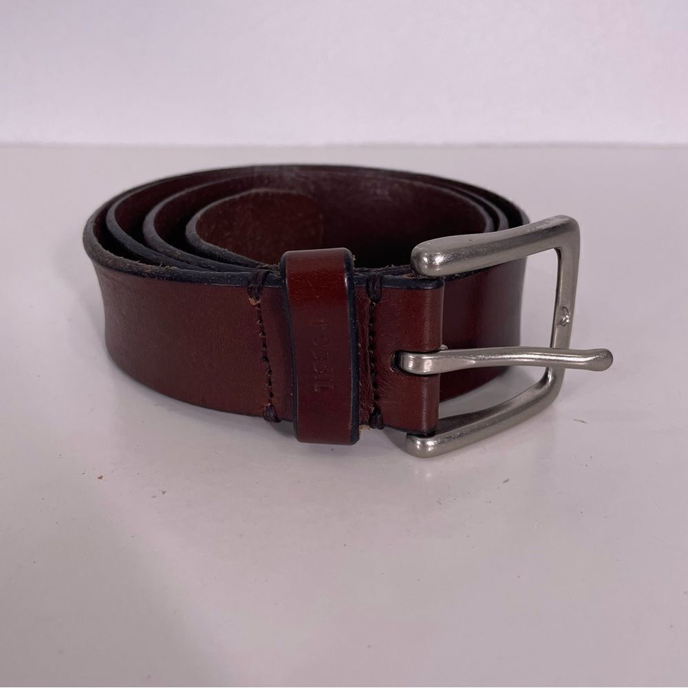 Fossil Brown Leather Belt‎ Men’s 40